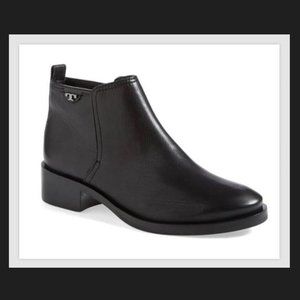 Tory Burch Women's Lexi Leather Bootie Black Size 9.5